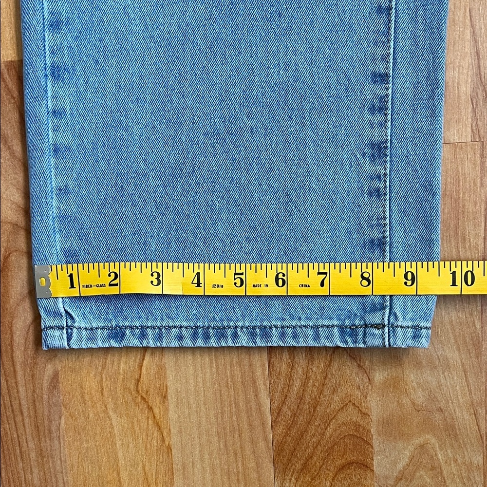 Princess Polly Light Blue 💯 Cotton High Rise Denim Jeans Jeans sz 4 - Picture 9 of 9